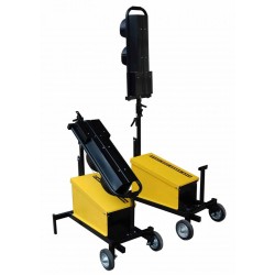 Semafoare mobile 2 lampi 200mm diametru Rosu-Verde